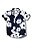 Camisa Infantil Denim & Flower Preta Estampada com Botões@ - Imagem 1