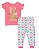 Roupa Infantil Menina Disney Pijama 2 Pçs Camiseta Queen Of The Jungle - Imagem 1