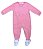 Macacão Infantil Menina Carter’s Fleece Rosa Pé Gatinho - Imagem 1