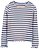 Roupa Infantil Menina Carters Camiseta Manga Longa Canelada Listras - Imagem 1