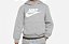 Moletom Infantil Nike Cinza com Logo Branco – Menino - Imagem 1