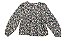 Bata Infantil Menina Copper Key – Preta com Estampa Floral - Imagem 1