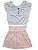 Conjunto Infantil Menina Limited Too 2 Pçs – Bata Floral - Imagem 1