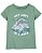 Camiseta Infantil Menina Carter’s Verde Get Lost Manga Curta - Imagem 1