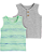 Kit 2 Regatas Carter’s Verde e Cinza – Bebê Menino - Imagem 1