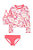 Conjunto Infantil Menina Carter’s 3 Peças Praia Laranja Flores - Imagem 1