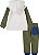 Conjunto Infantil Levi’s Moletom Bege Verde Azul – Menino - Imagem 2