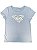 Camiseta Infantil Roxy Azul – Manga Curta Estilo Surfwear Menina - Imagem 1