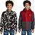 Jaqueta Infantil Eddie Bauer Dupla Face Bordô e Cinza - Imagem 1