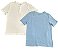 Kit 2 Camisetas Infantil Lee Azul e Branca – Menino - Imagem 1