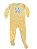 Macacão Fleece Infantil Pekkle Amarelo com Estampa de Lápis - Imagem 1