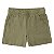 Shorts Infantil Menina Cool – Linho Verde Confortável - Imagem 1