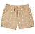 Shorts Infantil Menina Cool – Linho Bege Poá Confortável - Imagem 1