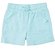 Shorts Infantil Menina Cool – Linho Azul Claro Confortável e Leve - Imagem 1
