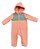 Macacão Sherpa Puma Infantil Menina – Salmão com Cinza Quentinho - Imagem 1