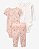 Conjunto Infantil Menina Carter’s 3 Peças Body Rosa Libélula - Imagem 1