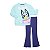 Conjunto Infantil Menina Bluey Blusa Moletom e Calça Legging 2 Peças - Imagem 1