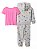Conjunto Infantil Menina GAP – 3 Peças Jaqueta Cinza Estrelas - Imagem 2