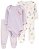 Conjunto Infantil Menina Carter’s 3 Peças Macacão Body Calça Pássaro - Imagem 1