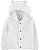 Cardigan Carter’s Lã Branco com Gorro Orelhinha Bebê - Imagem 1
