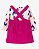 Conjunto Infantil Menina Carter’s 3 Peças Salopete Veludo Tulipas - Imagem 2