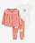 Conjunto Infantil Menina Carter’s 3 Peças Cardigan Bordado Body Calça - Imagem 1