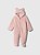 Macacão Infantil Menina GAP – Sherpa Rosa Quentinho e Macio - Imagem 1