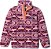 Jaqueta Infantil Menina Columbia Fleece Geométrico – Inverno Quentinho - Imagem 1