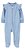 Roupa Infantil Menina Carters Macacão Fleece Azul Flor Babado - Imagem 1