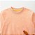 Blusa Moletom Infantil Menina Little – Laranja com Galinha - Imagem 2