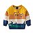 Blusa Infantil Little Lã Estampa Tigre e Jacaré – Menino - Imagem 1