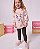 Conjunto Infantil Little Moletom Rosa Panda – Menina - Imagem 3