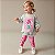 Conjunto Infantil Menina Little – Moletom Cinza com Sereia 2 Peças - Imagem 2