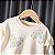 Moletom Infantil Menina Little – Bege com Estampa de Corações - Imagem 5