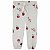 Calça Infantil Menina Carter’s Moletom Cinza Estampa Maçã - Imagem 1