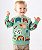 Blusa Moletom Infantil Little Verde Estampa Fazendinha - Imagem 2