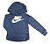 Moletom Infantil Nike Menina – Azul Marinho com Logo Rosa - Imagem 1