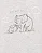 Kit 5 Bodys Carter’s Manga Curta Bege Elefante Bebê - Imagem 4