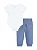Roupa Infantil Menino Levis Conj 2 Pçs Body e Calça Azul - Imagem 2