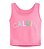 Pijama Infantil Menina 2 Peças Calvin Klein Regata Rosa - Imagem 2