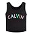 Pijama Infantil Menina 2 Peças Calvin Klein Regata Preta - Imagem 2