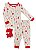 Pijama Infantil Menina Max & Olivia – Natal 2 Peças + Meia - Imagem 1