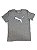 Camiseta Infantil Puma Cinza com Logo – Manga Curta Menino - Imagem 1