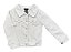 Jaqueta Jeans Branca Infantil Menina Bebe Girls Moda Casual - Imagem 1