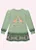 Vestido Infantil Nanai Menina – Verde com Estampa de Girafa - Imagem 1