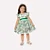 Vestido Infantil Milon Menina – Verde com Estampa de Flores - Imagem 2