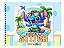 Livro Colorir Stitch Coqueiro - Imagem 1