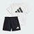 Conjunto Infantil Adidas Camiseta e Shorts Preto - Imagem 1