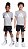 Conjunto Infantil Adidas Camiseta Cinza e Shorts Preto - Imagem 2