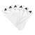 Meia Infantil Adidas Branca 6 Pares Original Importada - Imagem 3